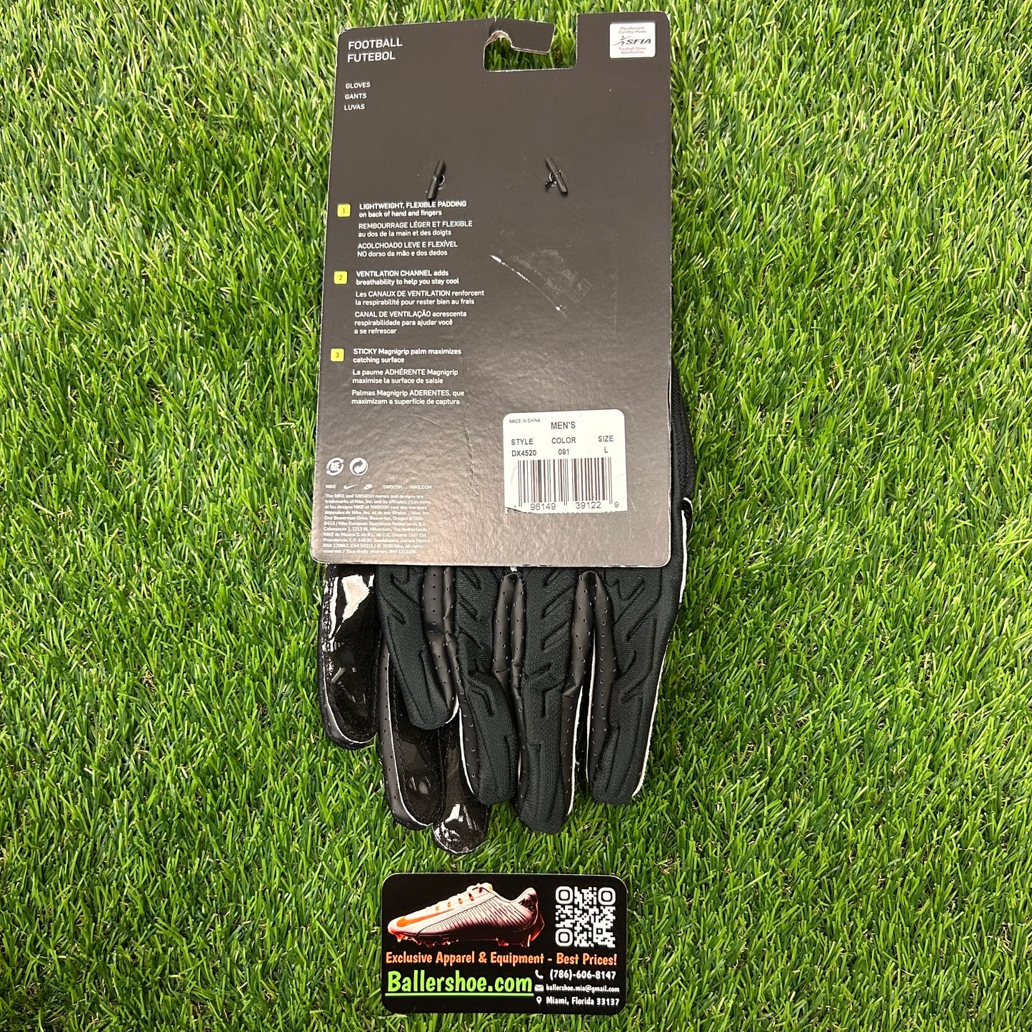 Nike NFL Superbad 6.0 Football Gloves