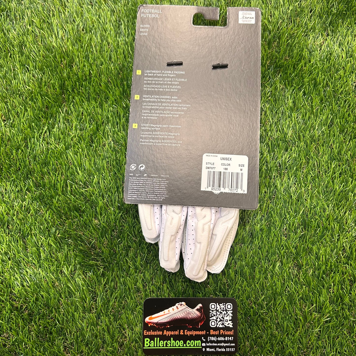 Nike Team Issue SMU Mustangs Superbad 6.0 Football Gloves