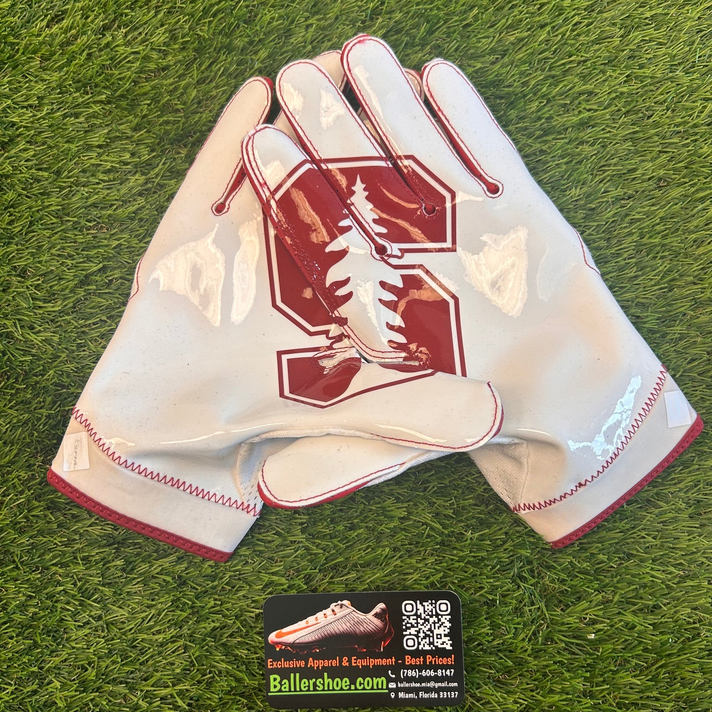 Nike Team Issue Stanford Cardinals Superbad 4.0 Football Gloves