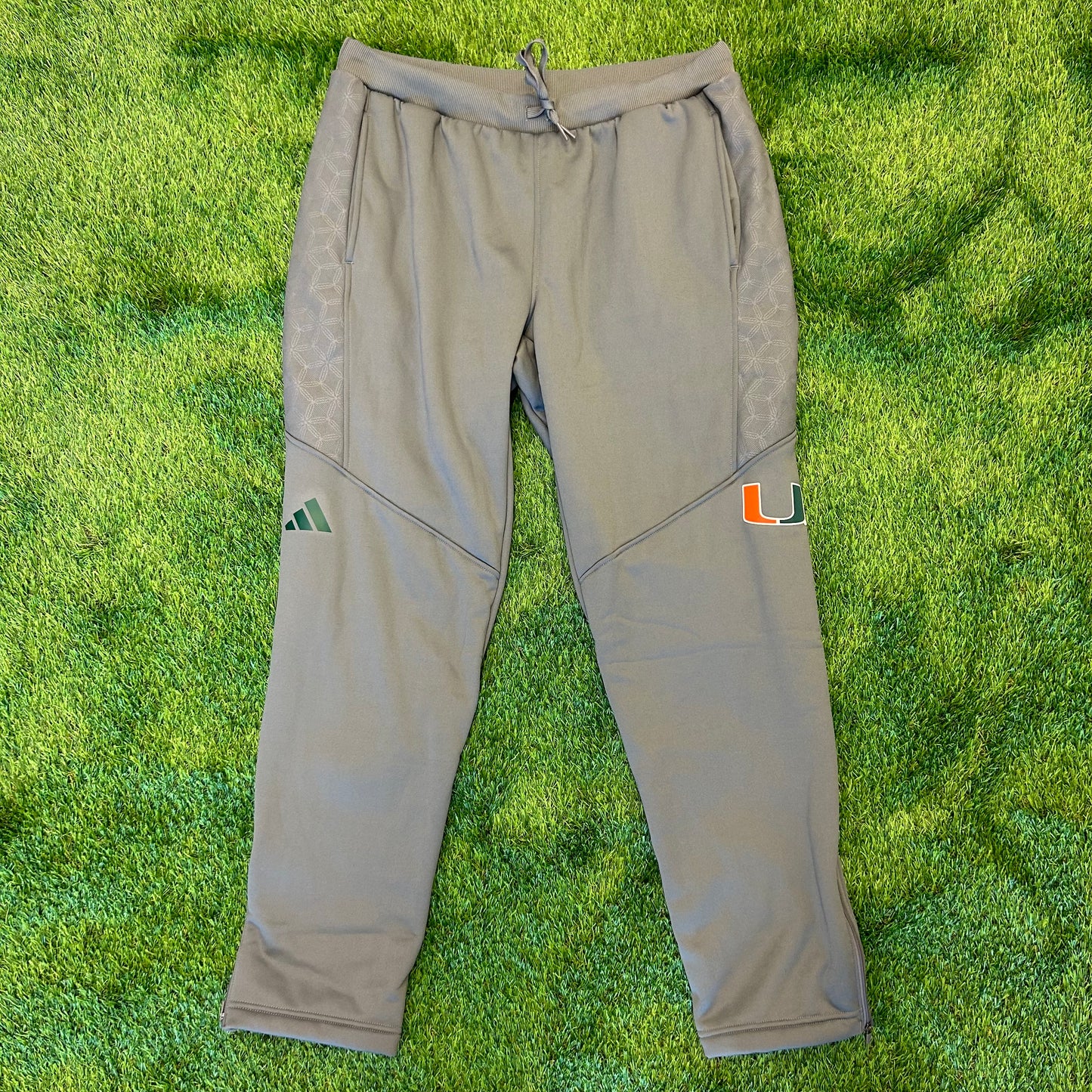 Adidas Miami Hurricanes Tapered Pants