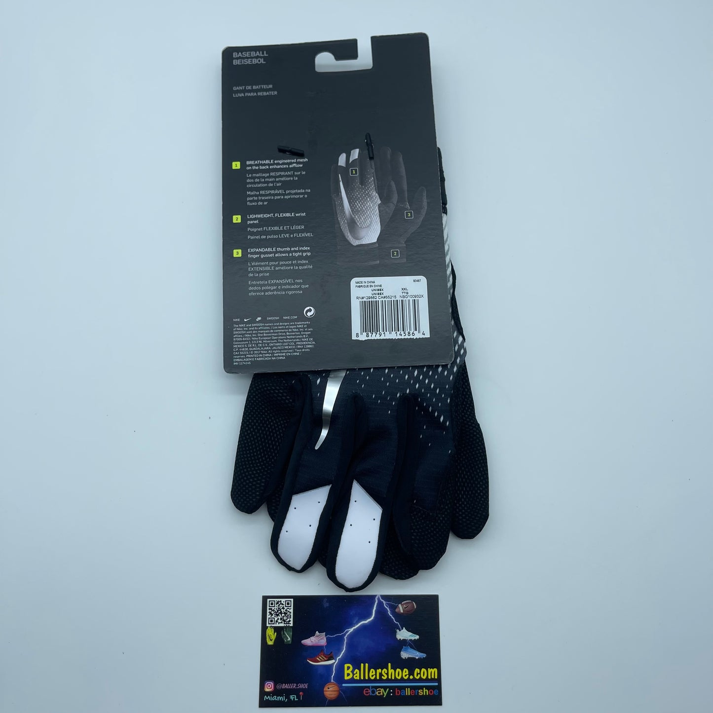 Nike Vapor Elite Baseball Batting Gloves