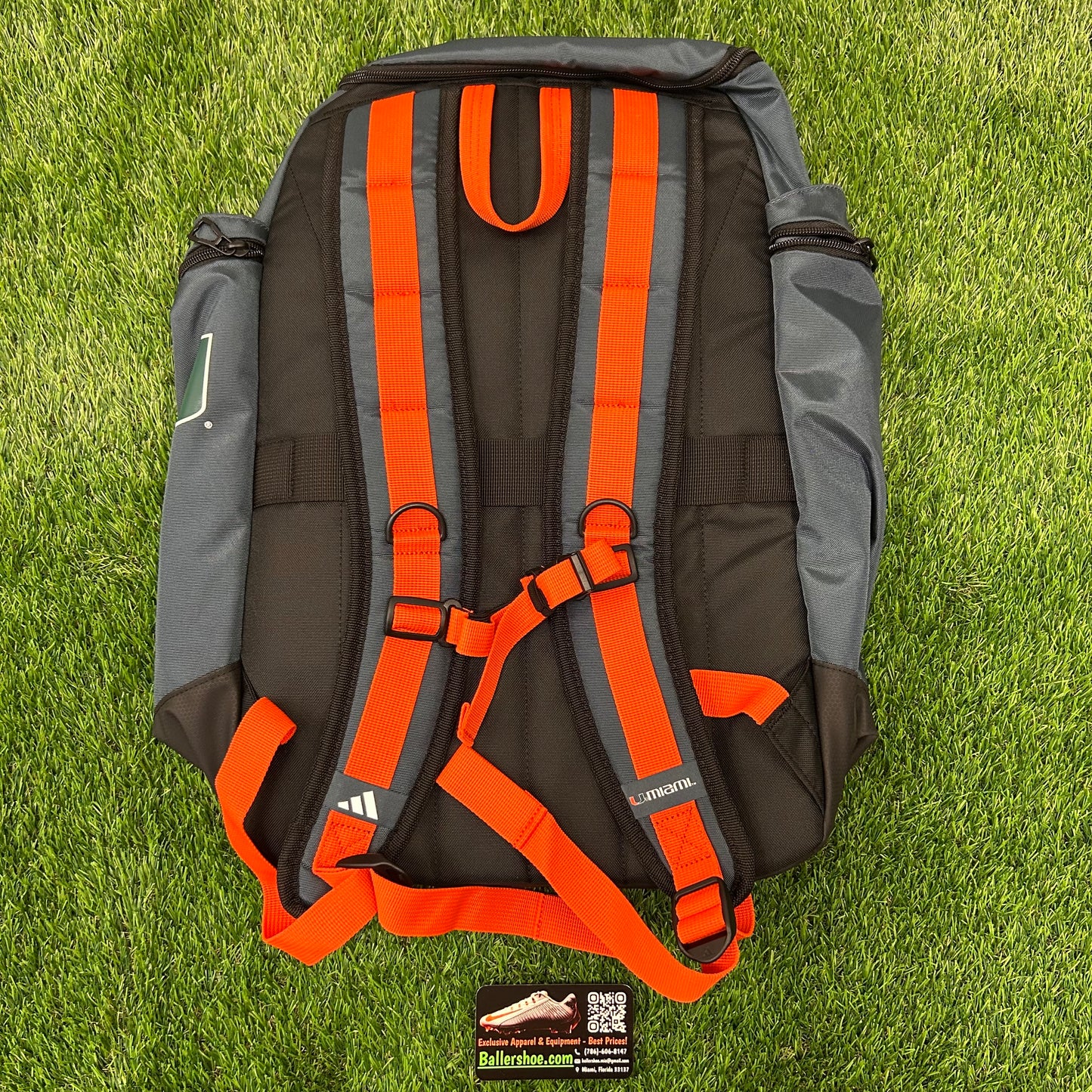 Adidas Miami Hurricanes 5-Star Team 2 Backpack