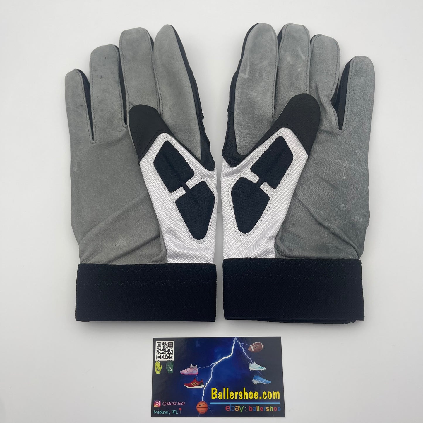 Nike NFL D-Tack 4.0 Padded Leather Football Gloves