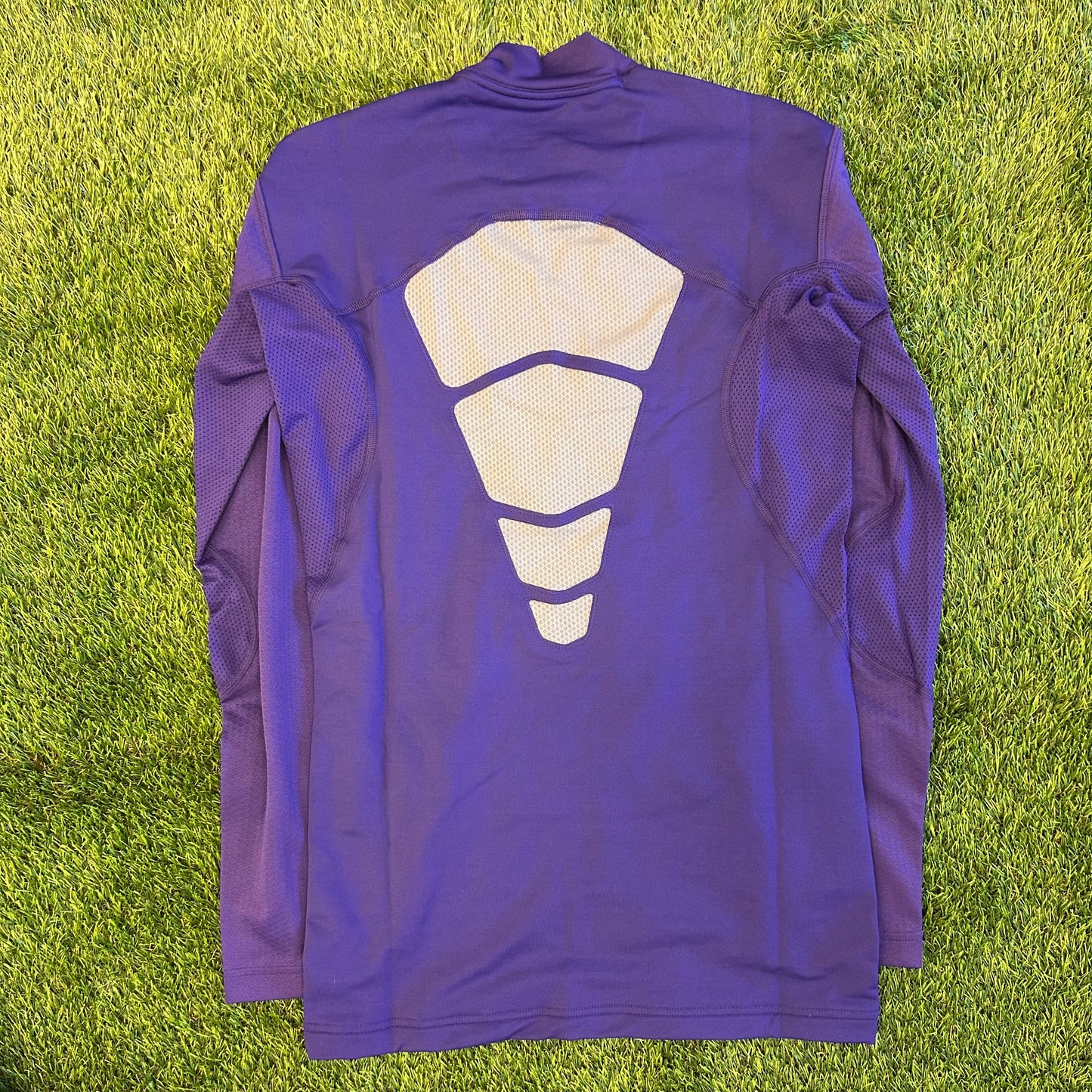 Nike Team Issue TCU Horned Frogs Pro Combat Dri-Fit Mock-Neck Long Sleeve