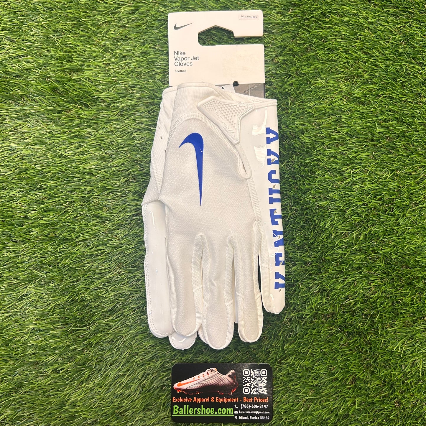 Nike Team Issue Kentucky Wildcats Vapor Jet 7.0 Football Gloves