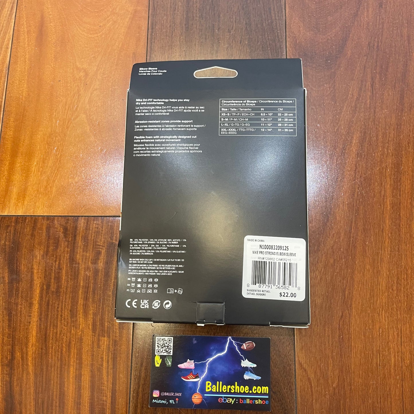 Nike Dri-Fit Pro Strong Padded Elbow Sleeve