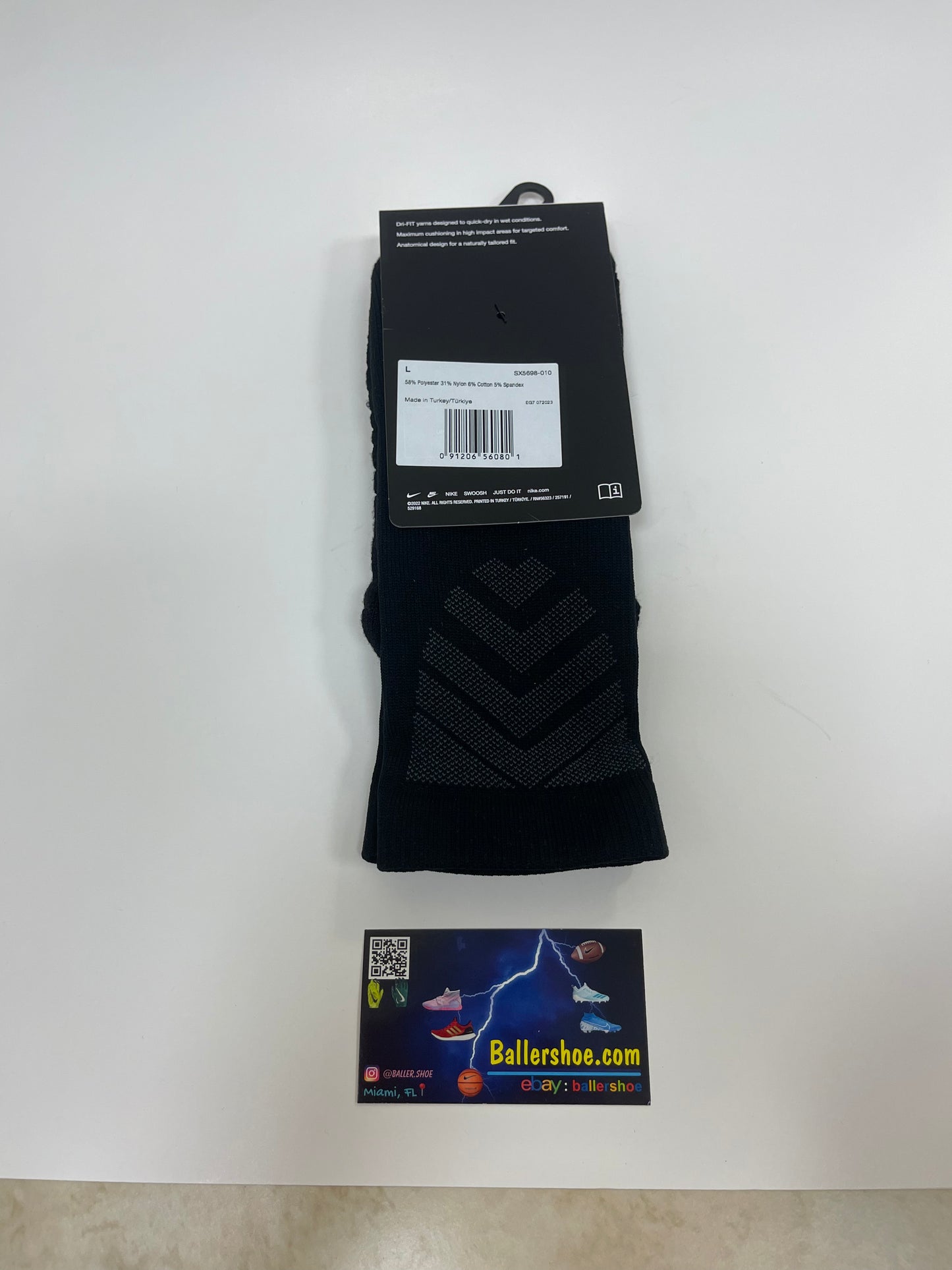 Nike Dri-Fit Vapor Crew Socks