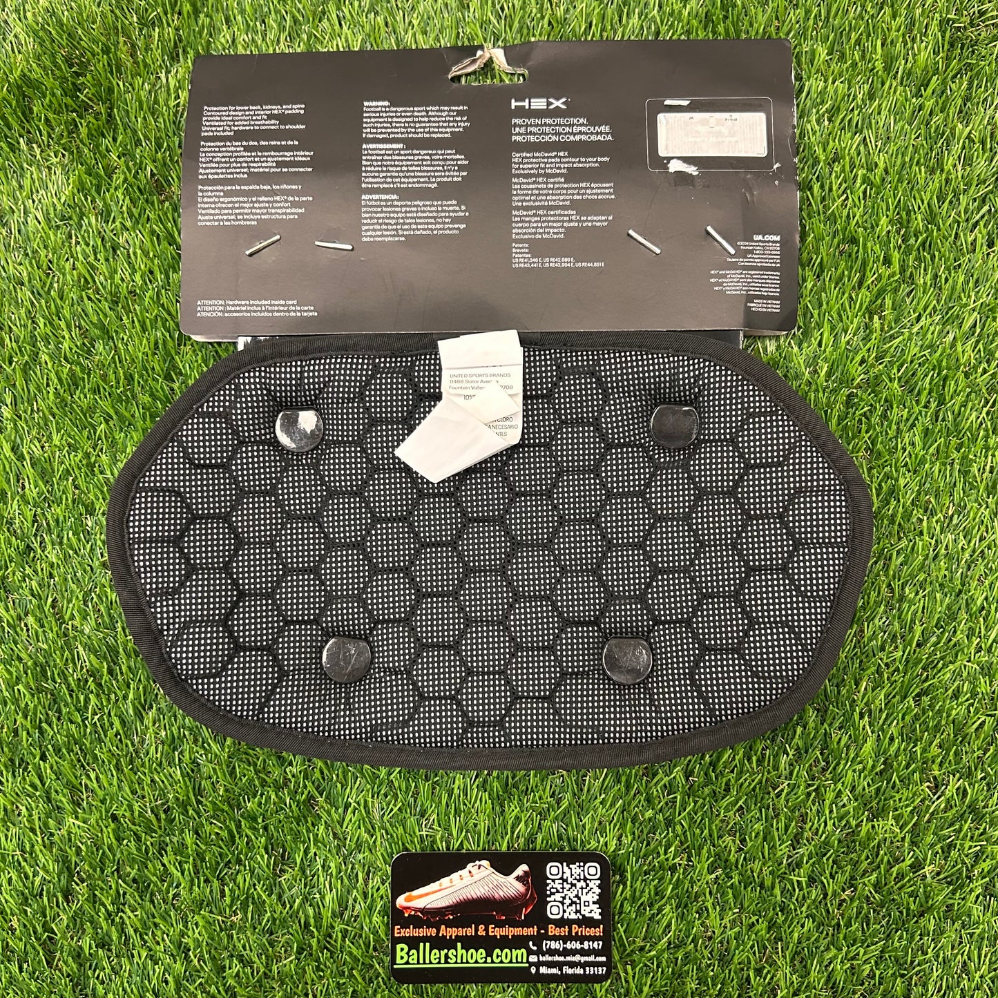 Under Armour Gameday Armour Football Backplate 2