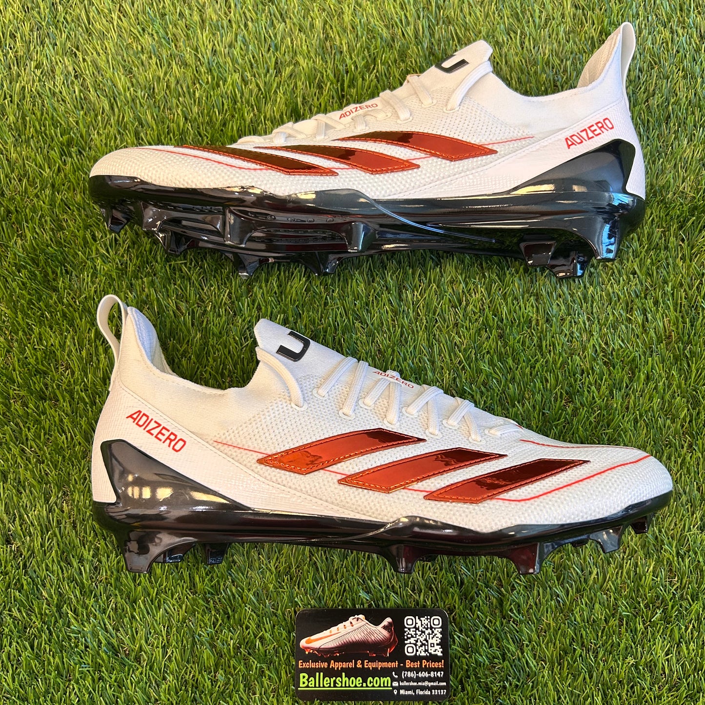 Adidas Team Issue Miami Hurricanes Adizero Electric Primeknit