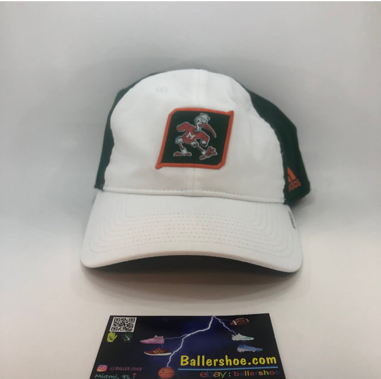 Adidas Miami Hurricanes Coaches Sideline Flex Hat