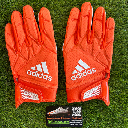 Adidas Team Issue Miami Hurricanes Freak 5.0 Football Gloves