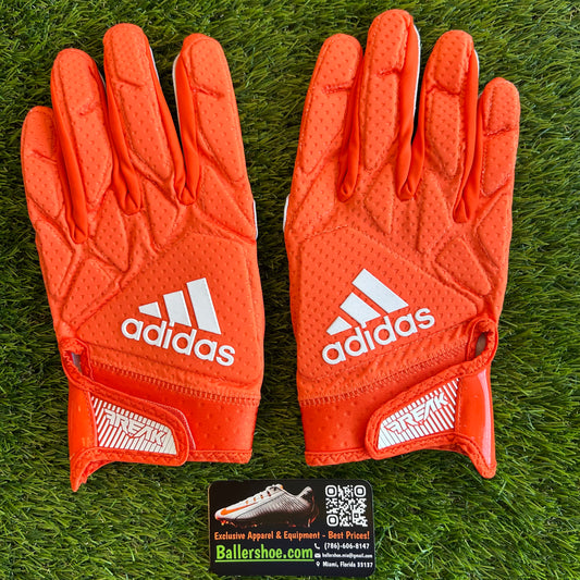 Adidas Team Issue Miami Hurricanes Freak 5.0 Football Gloves