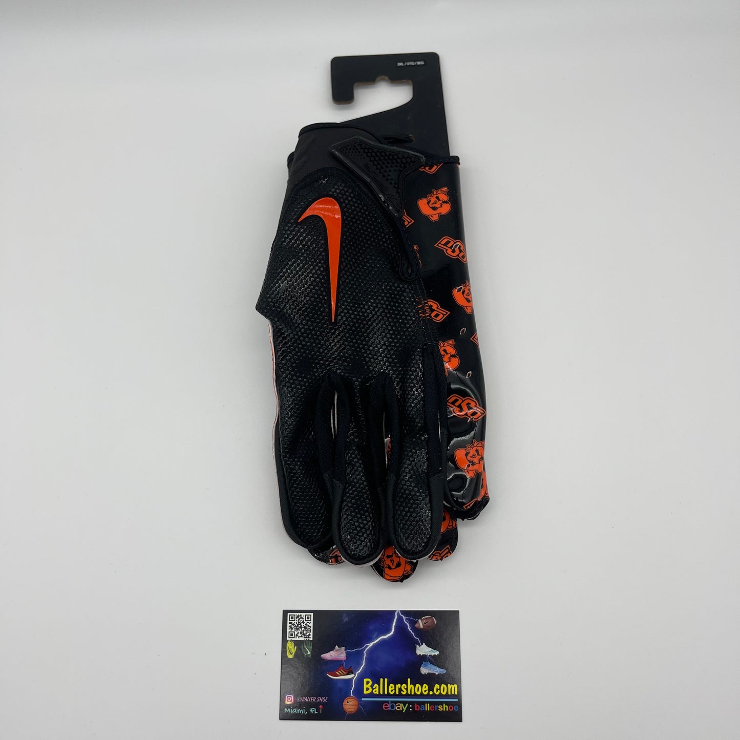 Nike Team Issue Oklahoma State Cowboys Vapor Jet 7.0 Football Gloves