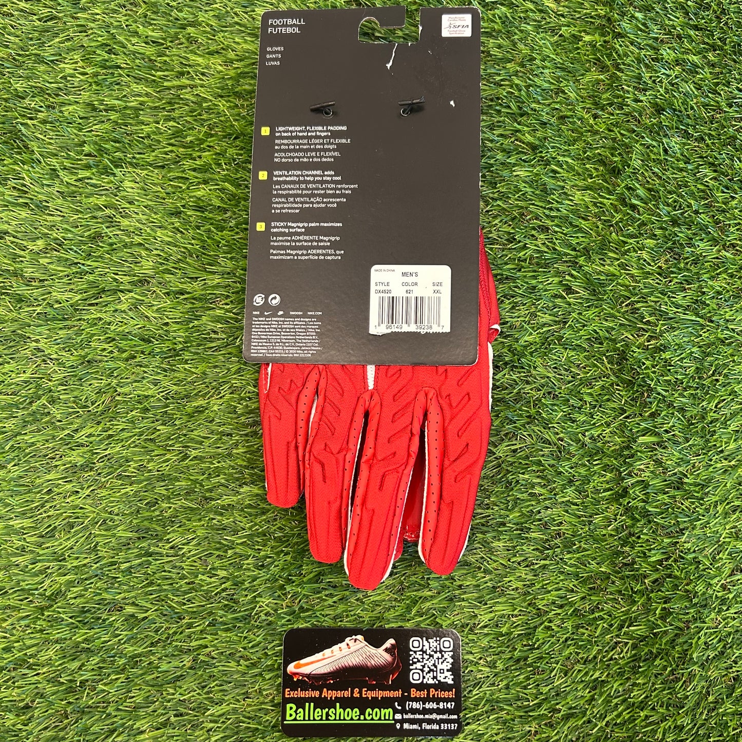 Nike NFL Superbad 6.0 Football Gloves