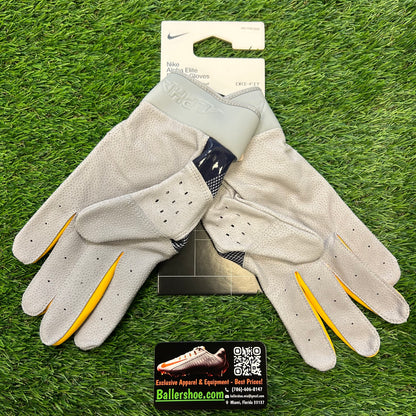 Nike Team Issue West Virginia Mountaineers Alpha Elite Batting Gloves