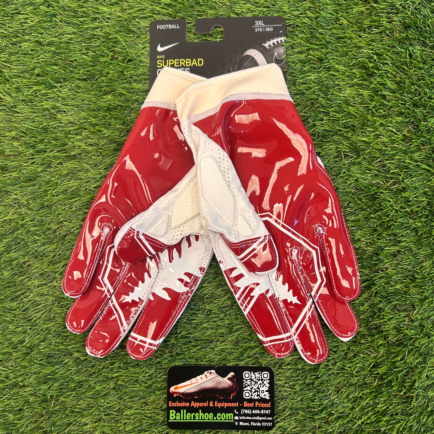 Nike Team Issue Stanford Cardinals Superbad 4.5 Football Gloves