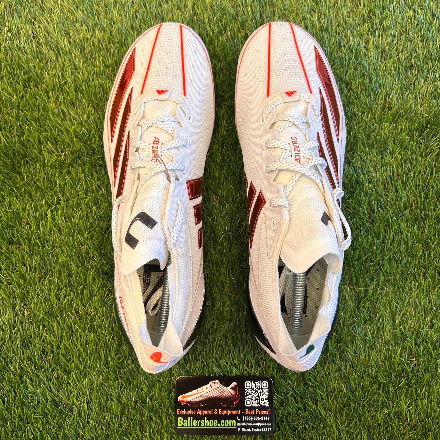 Adidas Team Issue Miami Hurricanes Adizero Electric