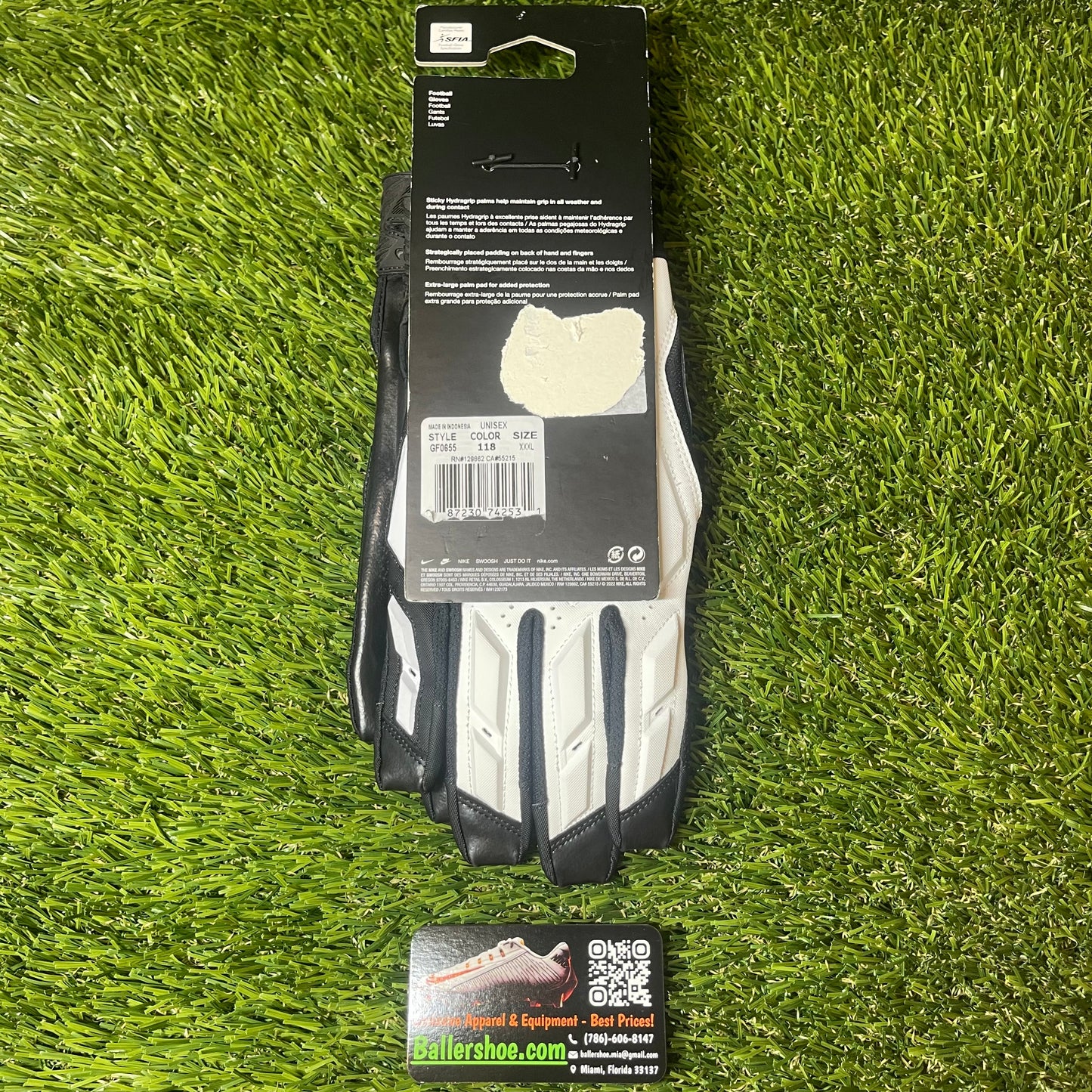 Nike D-Tack 6.0 Padded Football Gloves