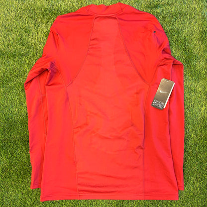 Nike Team Issue USC Trojans Pro Hyperwarm Mock-Neck Long Sleeve