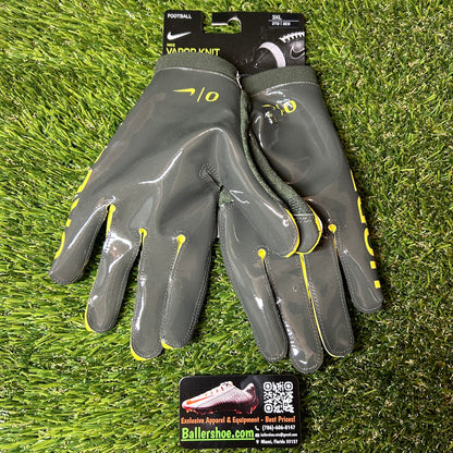 Nike Team Issue Oregon Ducks Vapor Knit 4.0 Football Gloves