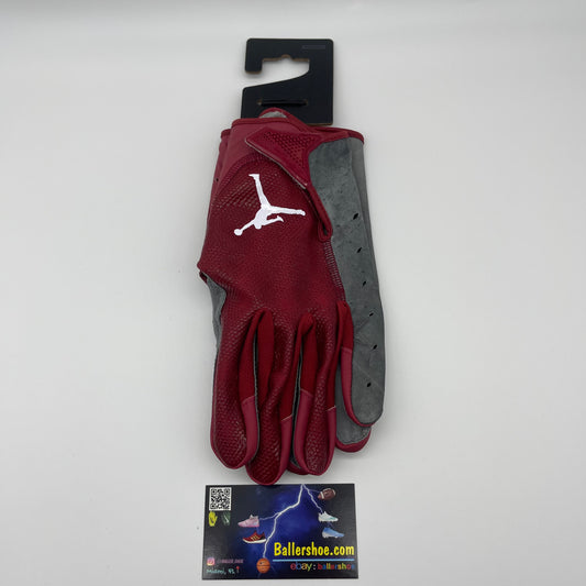 Nike Jordan Team Issue Oklahoma Sooners Vapor Jet 7.0 Football Gloves