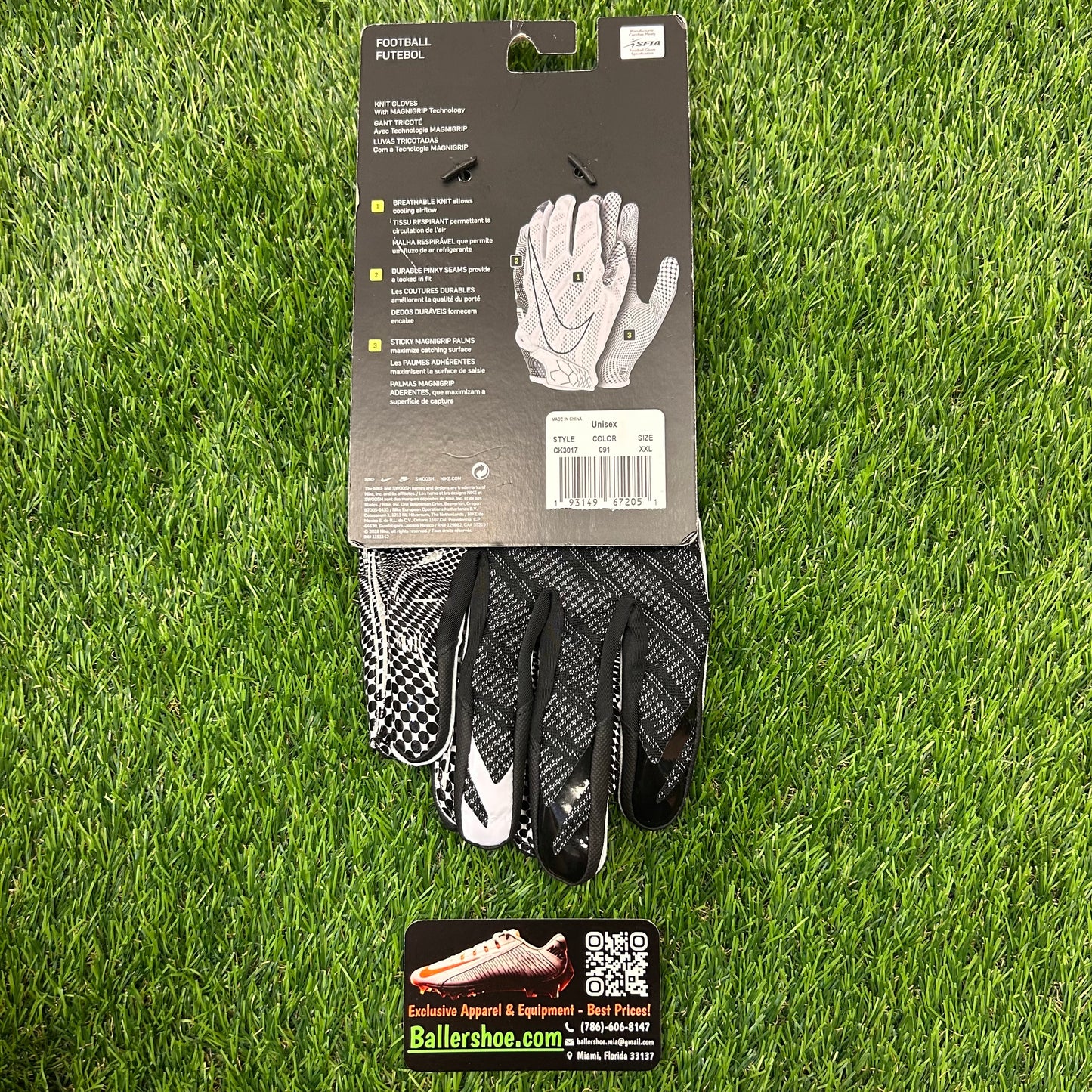 Nike Jordan NFL Vapor Knit 3.0 Football Gloves