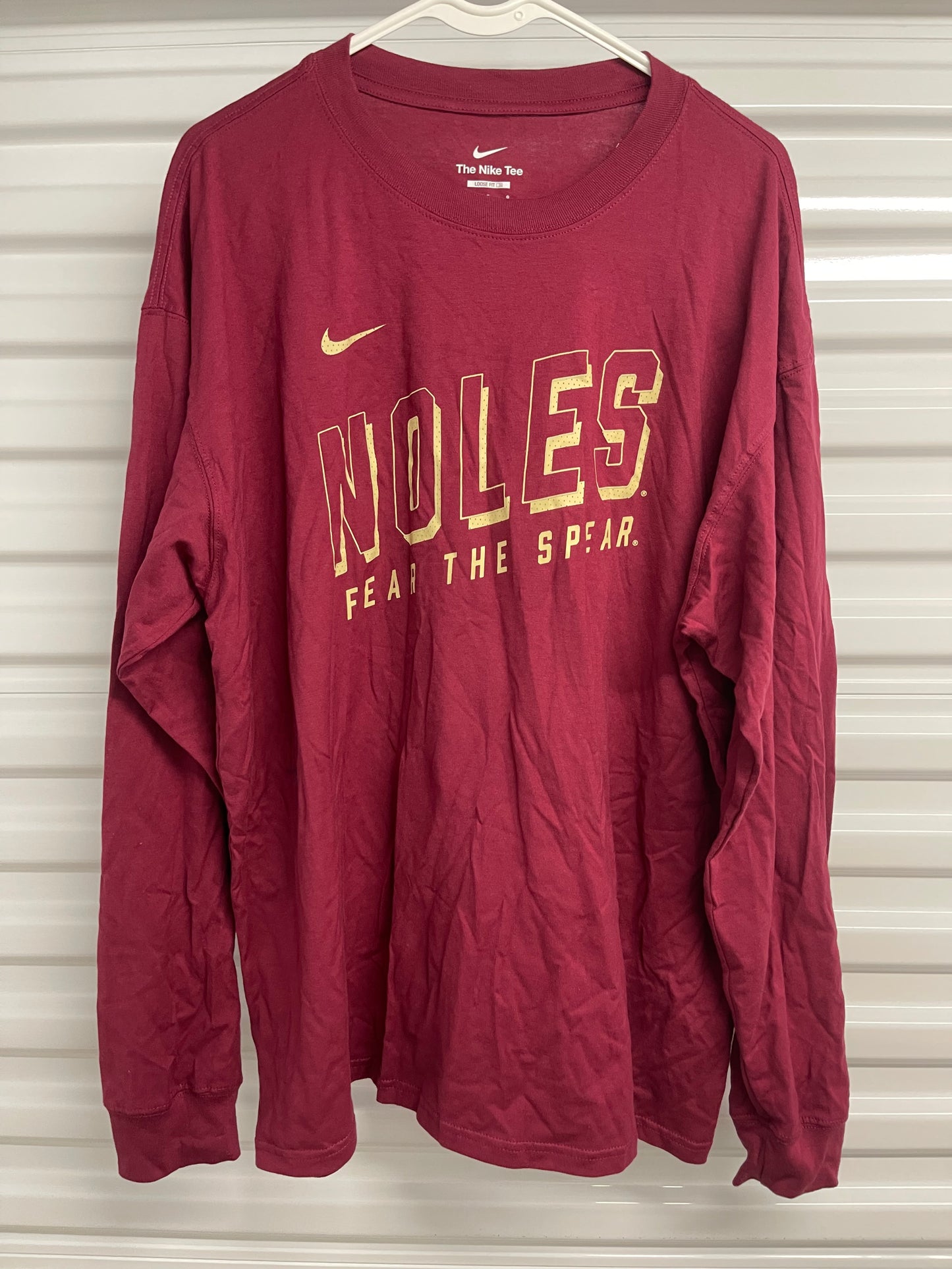 Nike Cotton Florida State Seminoles Long Sleeve