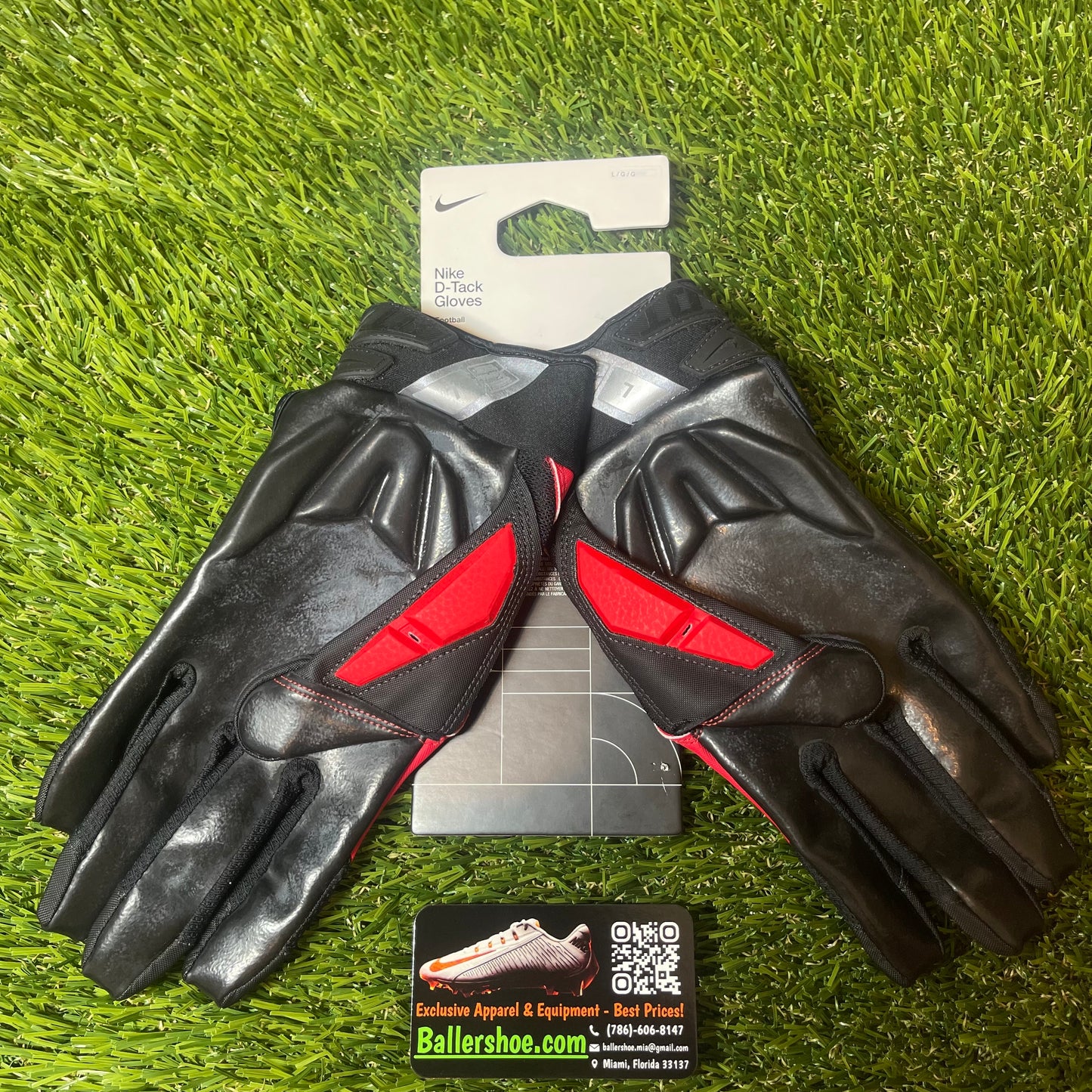 Nike D-Tack 6.0 Padded Football Gloves