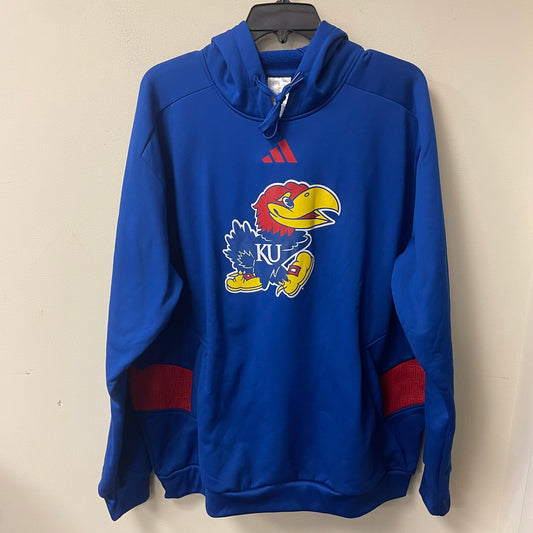 Adidas Kansas Jayhawks Travel Pullover Hoodie