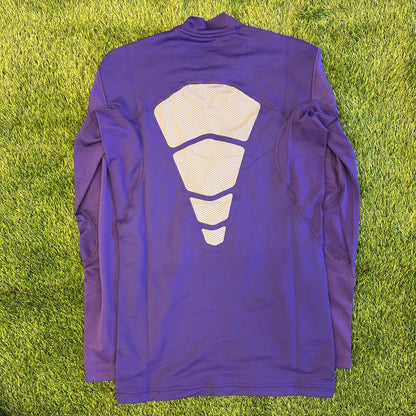 Nike Team Issue TCU Horned Frogs Pro Combat Dri-Fit Mock-Neck Long Sleeve