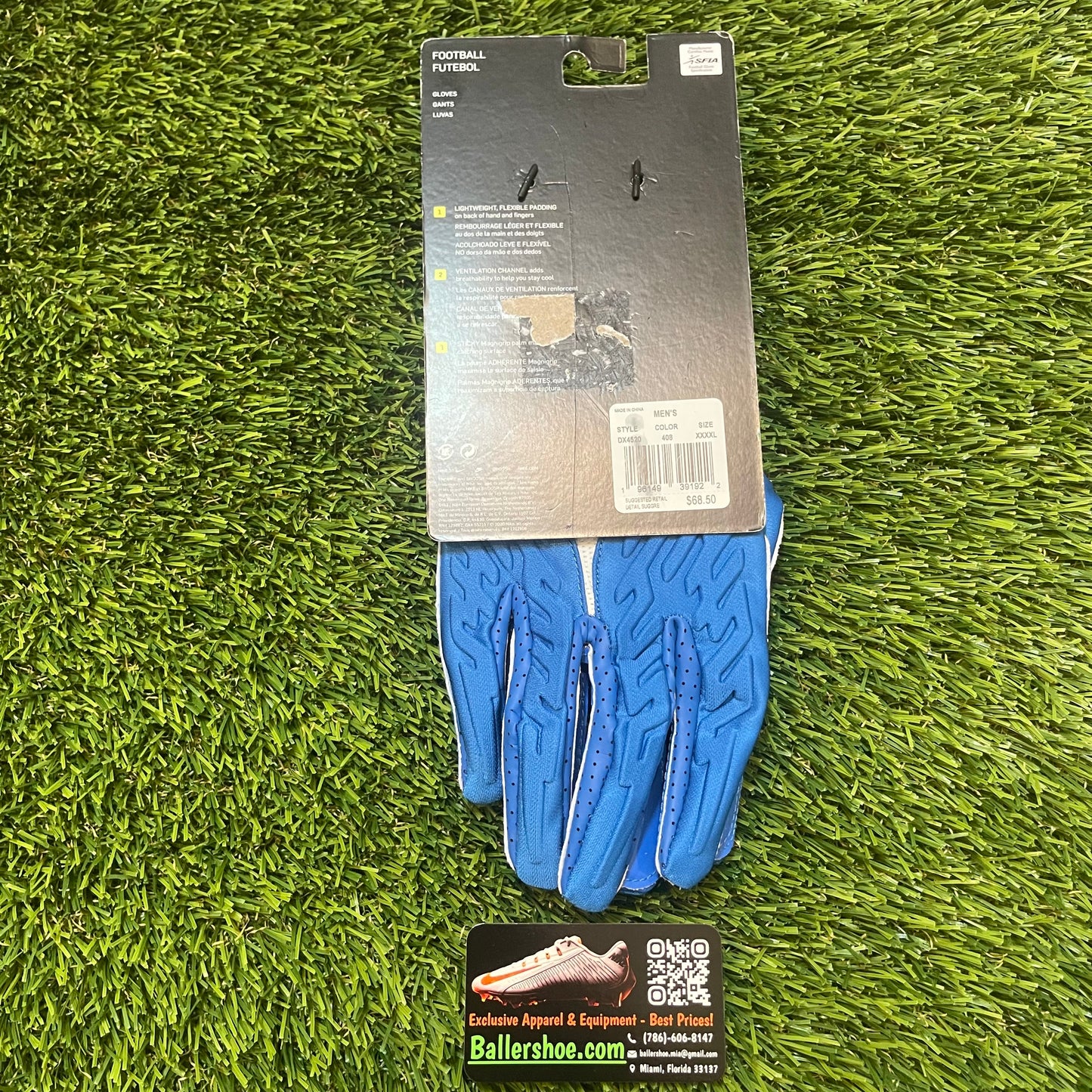 Nike NFL Superbad 6.0 Football Gloves