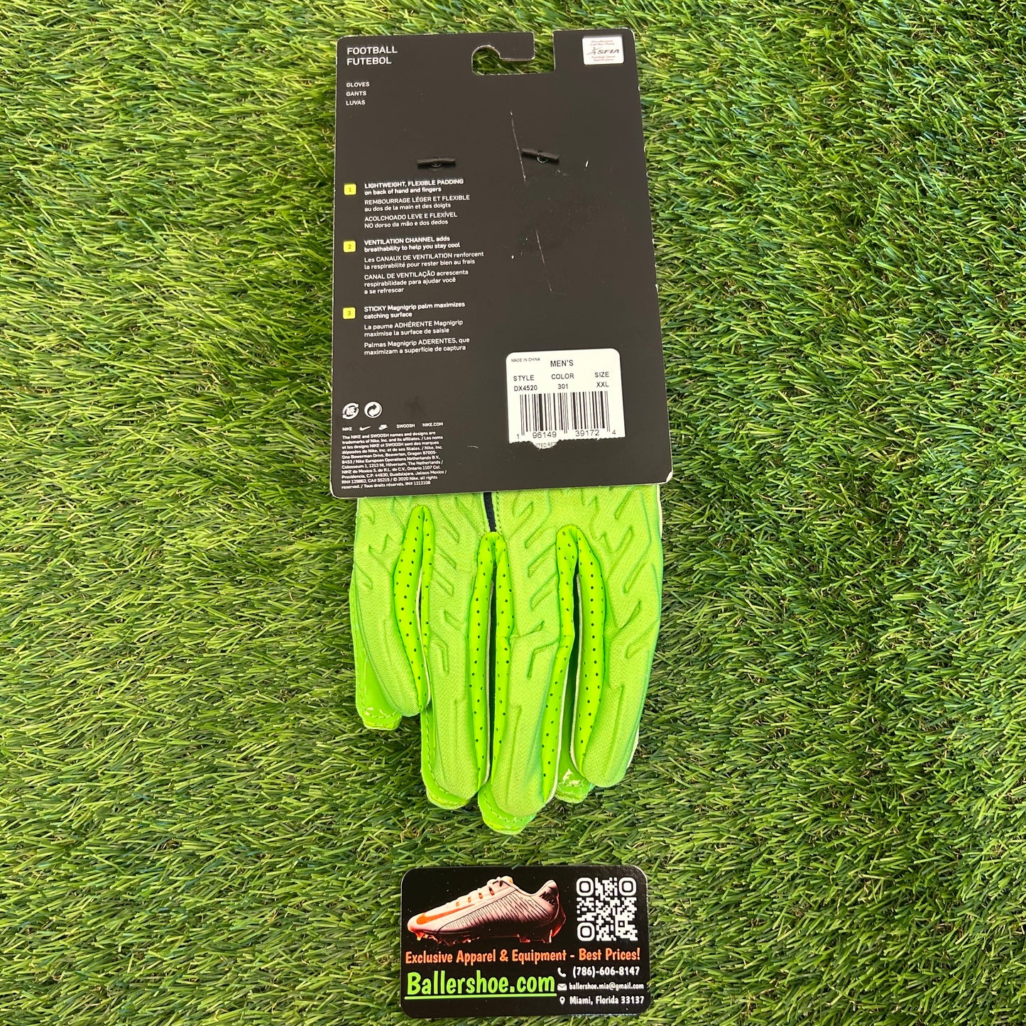 Nike NFL Superbad 6.0 Football Gloves