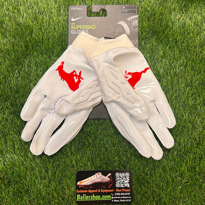 Nike Team Issue SMU Mustangs Superbad 6.0 Football Gloves