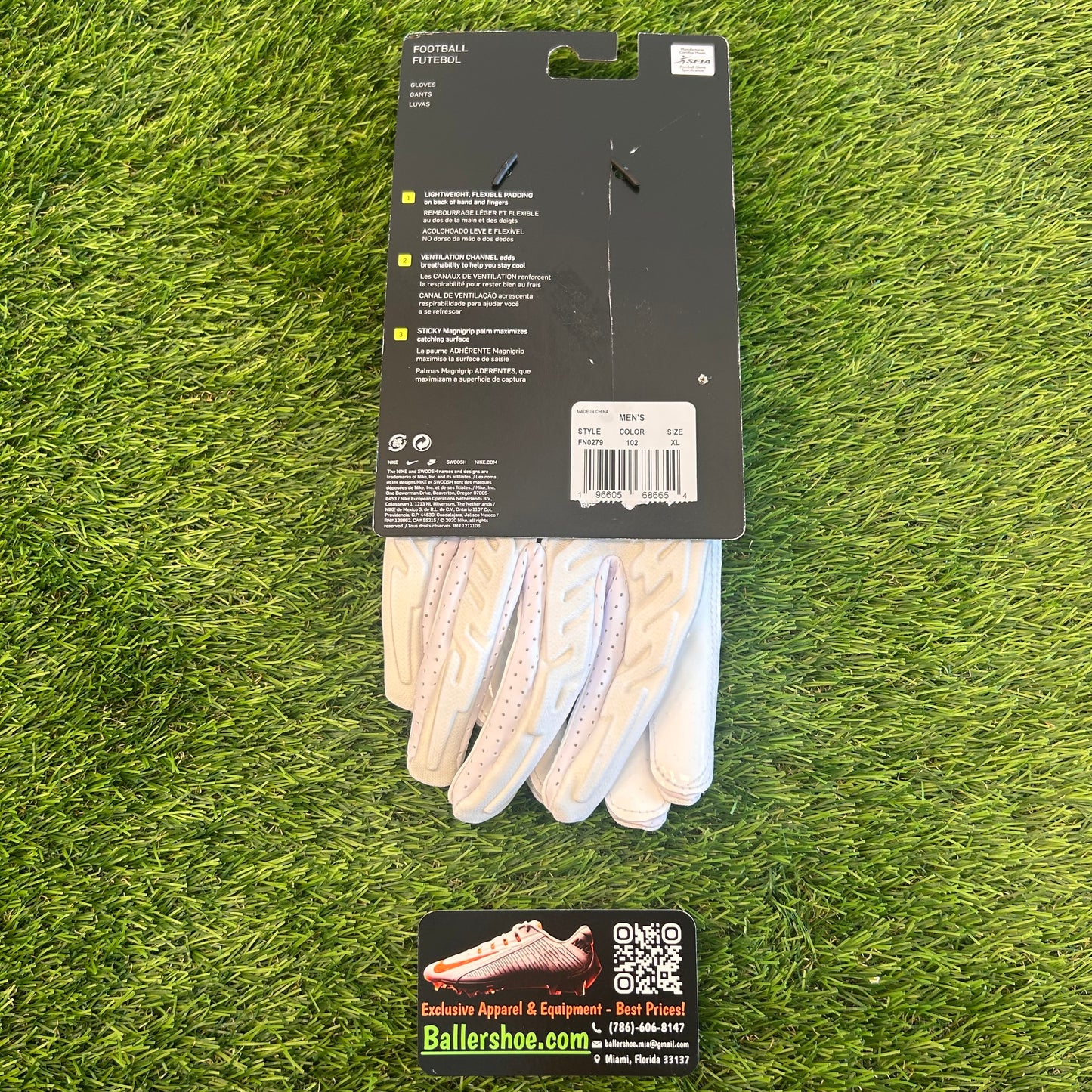 Nike NFL Superbad 6.0 Football Gloves