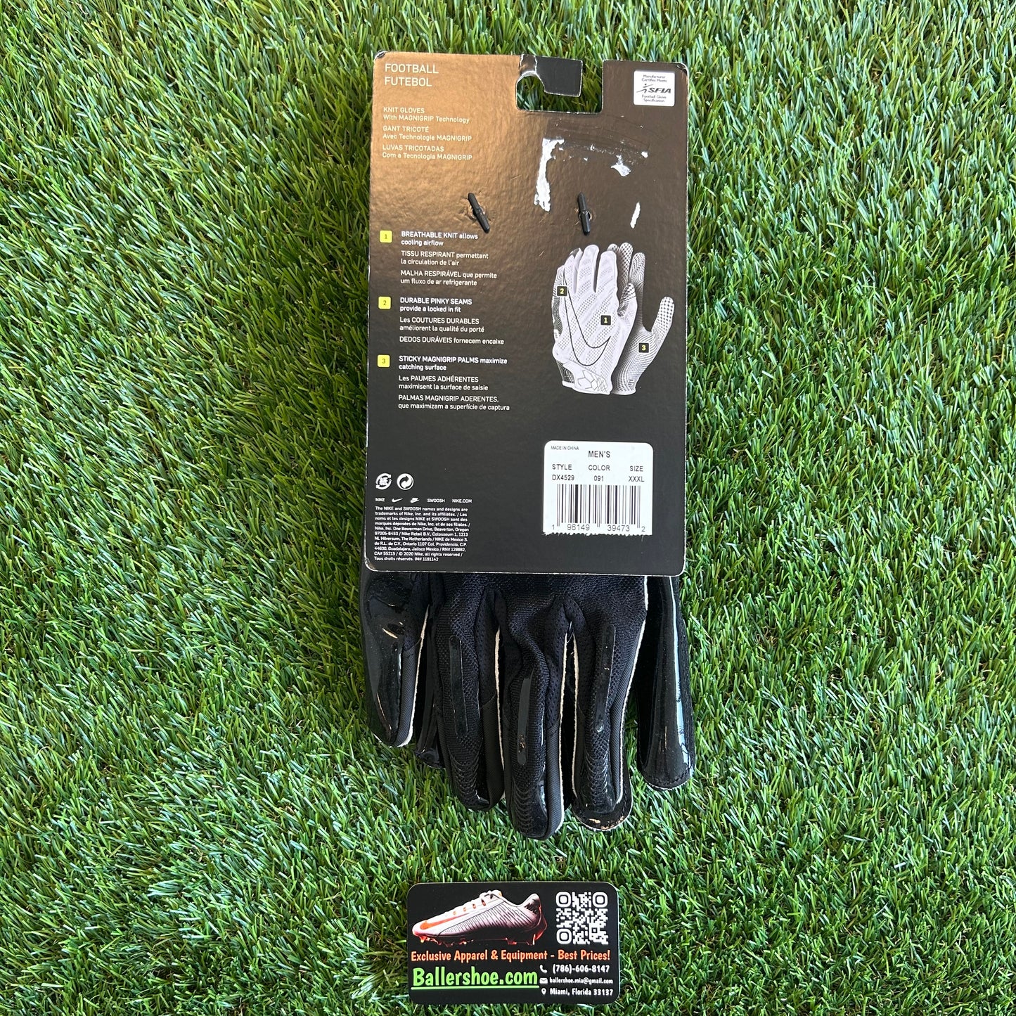Nike NFL Vapor Knit 4.0 Football Gloves