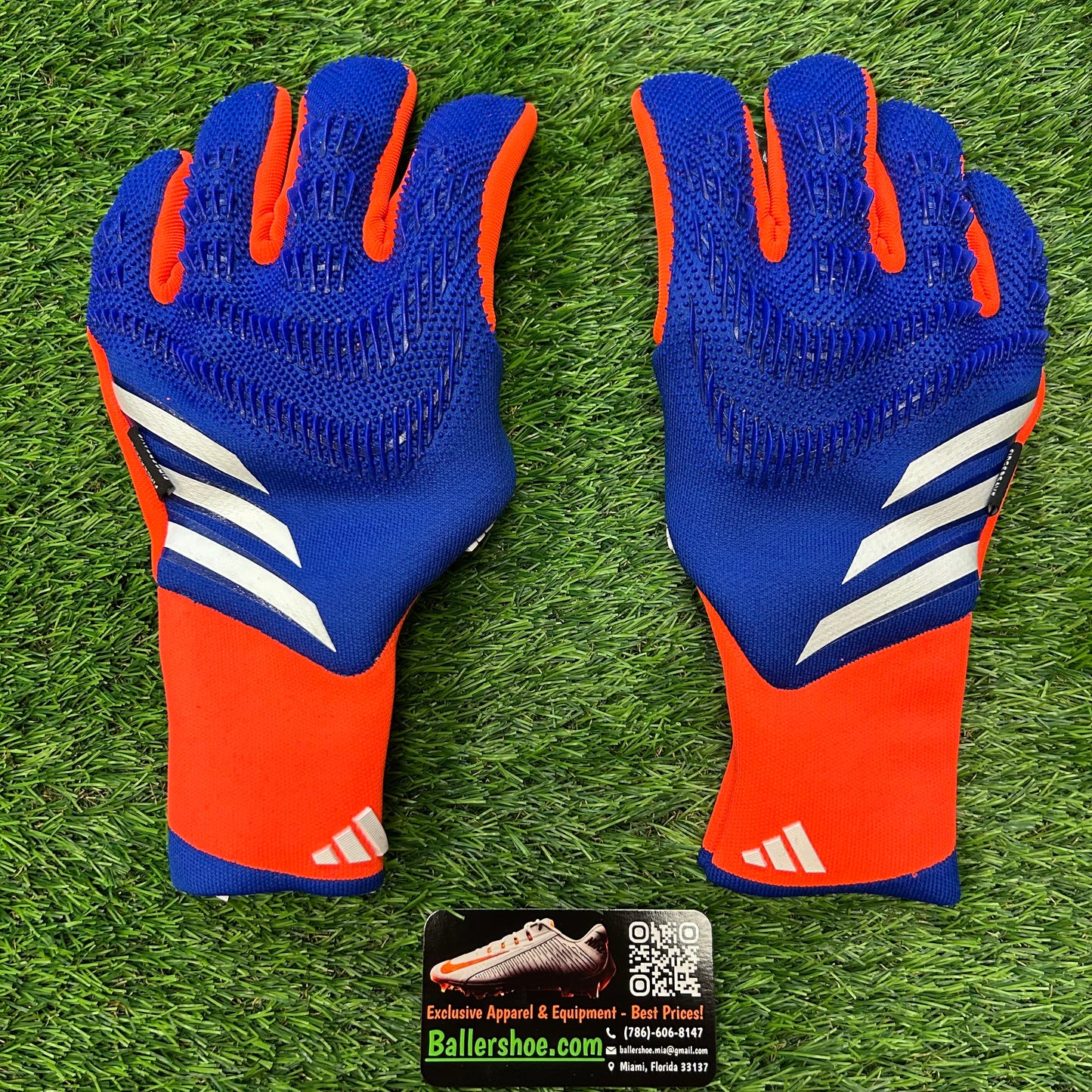 Adidas Predator Pro Fingersave Goalkeeper Soccer Gloves