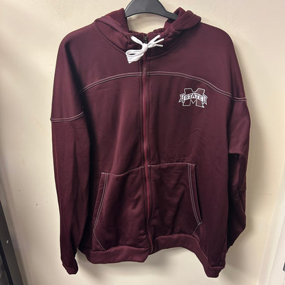 Adidas Mississippi State Bulldogs Stadium Full-Zip Hoodie