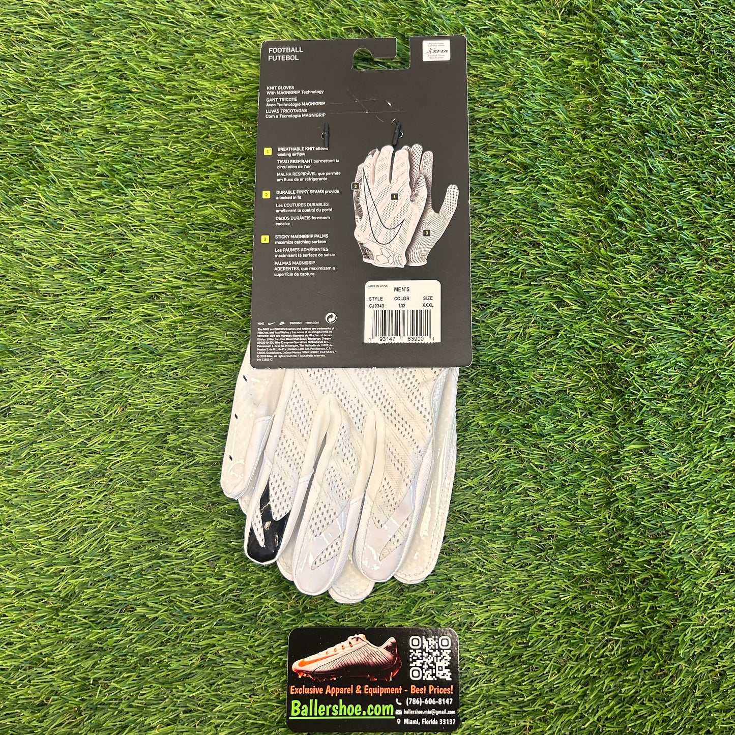 Nike NFL Vapor Knit 3.0 Football Gloves