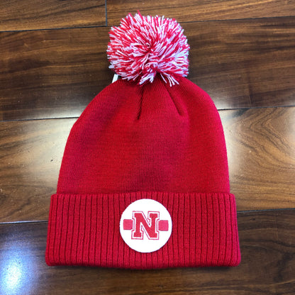 Adidas Nebraska Cornhuskers Pom Beanie