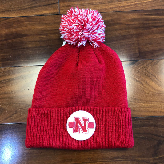 Adidas Nebraska Cornhuskers Pom Beanie