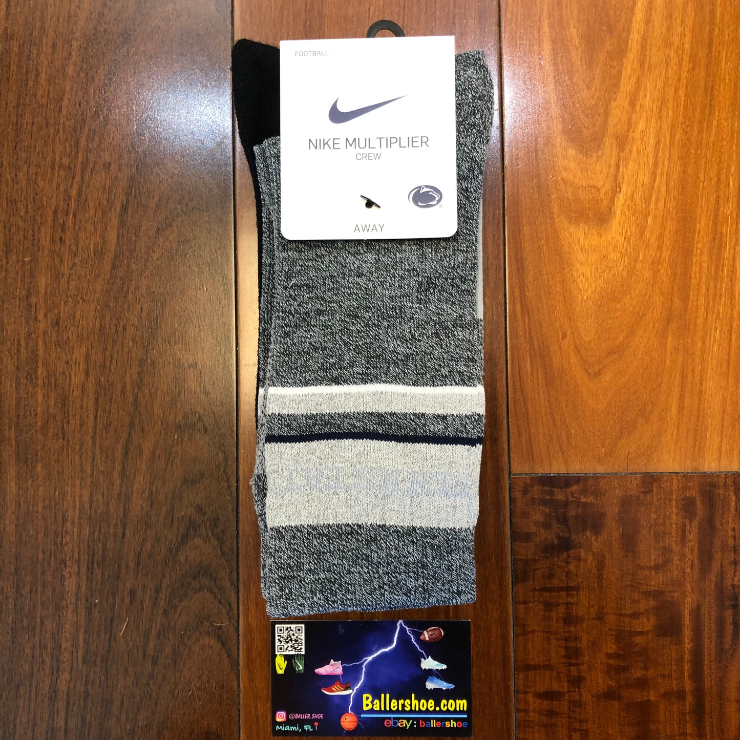 Nike Multiplier Penn State Nittany Lions Crew Socks