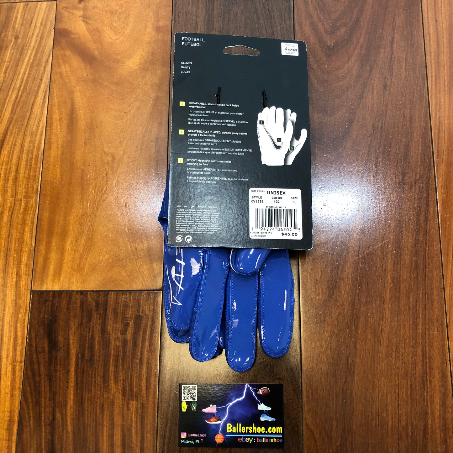 Nike Vapor Jet 6.0 Football Gloves