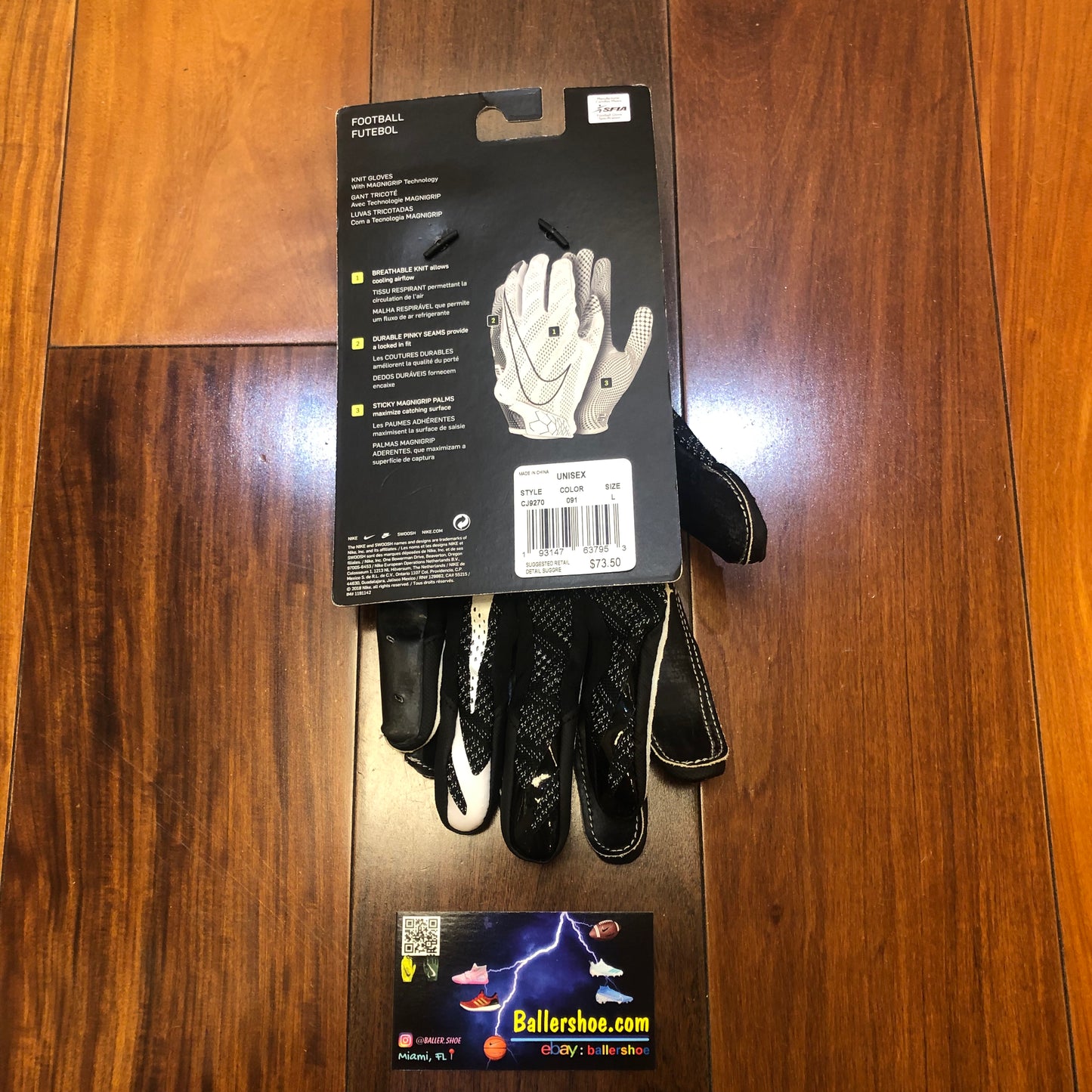 Nike Vapor Knit 3.0 Football Gloves