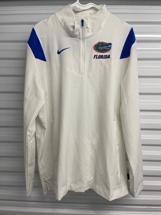 Nike On-Field Florida Gators Lightweight 1/4 Zip Coaches Jacket