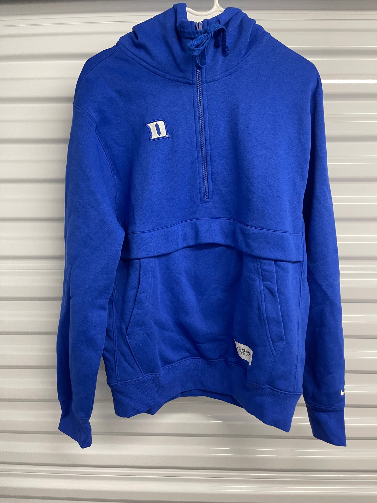 Nike Cotton Duke Blue Devils 1/2 Zip Hoodie