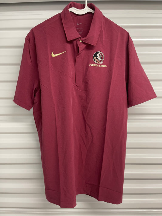 Nike On-Field Dri-Fit Florida State Seminoles Sideline Polo