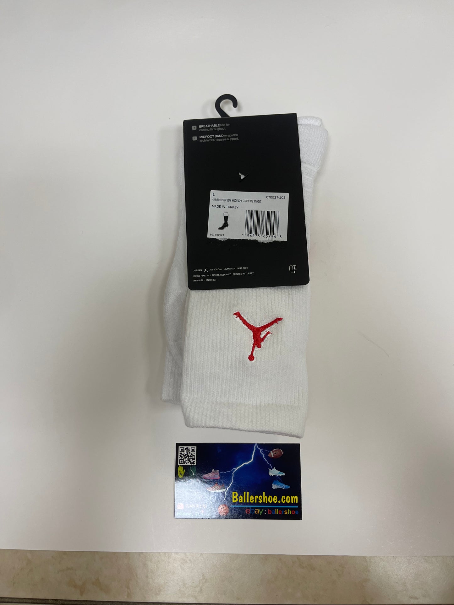 Nike Jordan Dri-Fit Flight Crew Socks